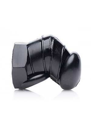 Master Series - Black Restricted Chastity Cage with Nubs