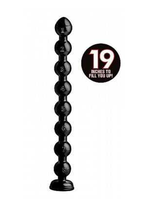 Hosed - 2" Beaded Hose - 19" long - Black