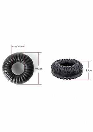 PerfectFit - Ribbed Ring - Transparent - Afbeelding 3
