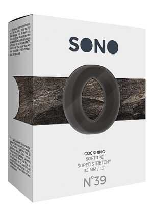 Sono - No.39 - Cock Ring - Black - Afbeelding 3