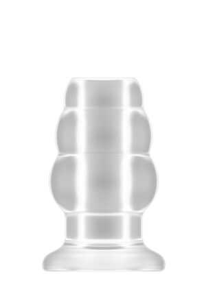 Sono - No.49 - Small Hollow Tunnel Butt Plug - 3 Inch - Tran