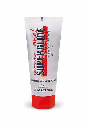 HOT Anal Superglide Warming Liquid Pleasure - waterbased lubrica