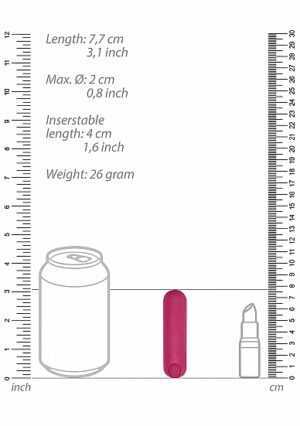 7 Speed Rechargeable Bullet - Pink - Afbeelding 4
