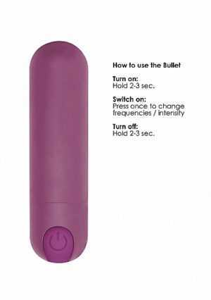7 Speed Rechargeable Bullet - Purple - Afbeelding 11