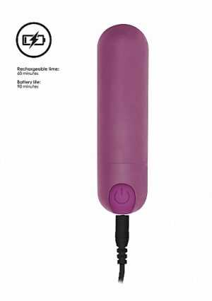 7 Speed Rechargeable Bullet - Purple - Afbeelding 8