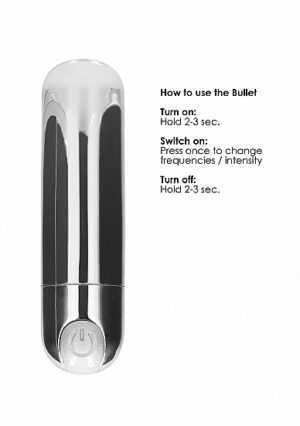 7 Speed Rechargeable Bullet - Silver - Afbeelding 11