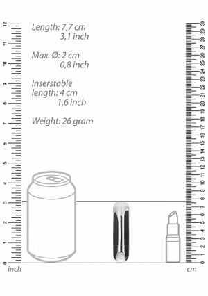 7 Speed Rechargeable Bullet - Silver - Afbeelding 4