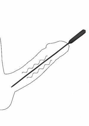 Silcone Vibrating Bullet Plug Extra Long - Urethral Sounding - B - Afbeelding 9