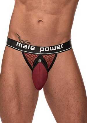 Cockpit - Cockring Jock - burgundy - L/XL - Afbeelding 3