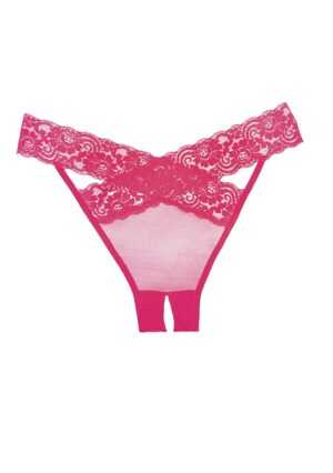 Adore Desire Panty ( Crotchless ) - Hot Pink - O/S - Afbeelding 3