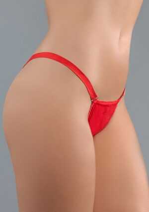 Adore Wetlook Panty - Red - O/S