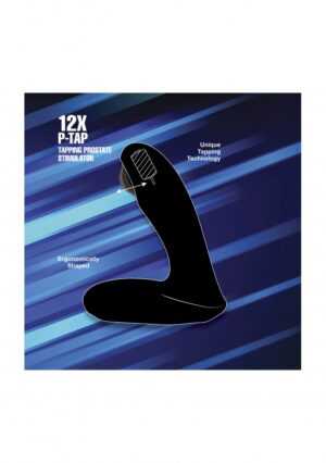 12X P-PULSE Tapping Prostate Stimulator - Black - Afbeelding 11
