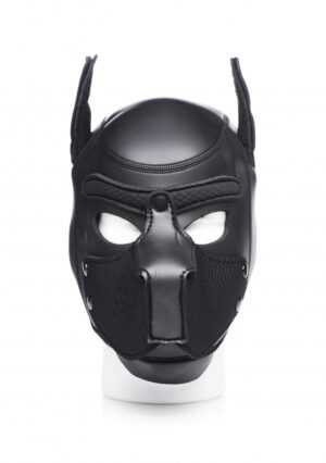 Spike Neoprene Puppy Hood - Black - Afbeelding 6