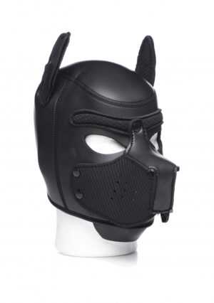 Spike Neoprene Puppy Hood - Black - Afbeelding 7