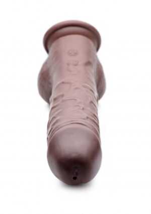 LDZ 7" Squirting Dildo - Dark - Afbeelding 5