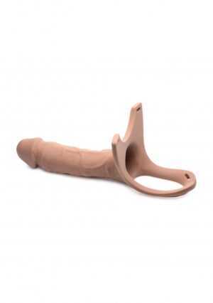 SM Hollow Silicone Dildo Strap-On - Flesh - Afbeelding 3