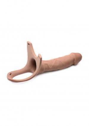 SM Hollow Silicone Dildo Strap-On - Flesh - Afbeelding 9