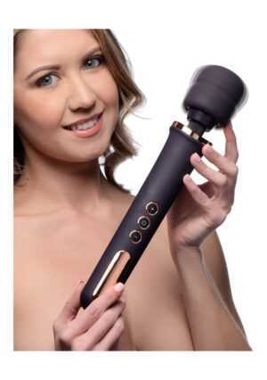 Scepter 50X Silicone Wand Massager - Black/Gold - Afbeelding 3