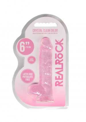 6" / 15 cm Realistic Dildo with Balls - Afbeelding 2