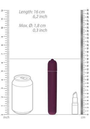 Bullet Vibrator - Extra Long - Purple - Afbeelding 4