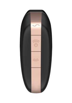 Love Triangle Air Pulse Stimulator + Vibration - Black - Afbeelding 5