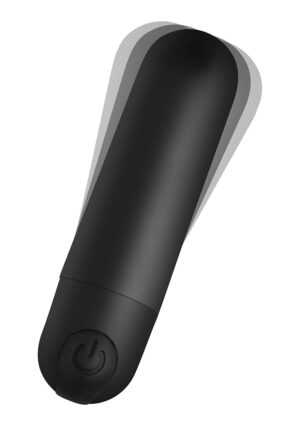 Vibrating Bullet with Remote Control - Black