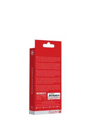 Teasing Wax Candles - Parafin - 4-pack - Red - Afbeelding 3