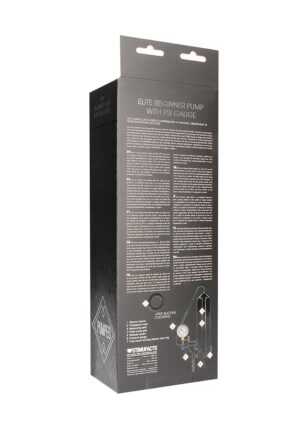Elite Beginner Pump With PSI Gauge - Black - Afbeelding 3