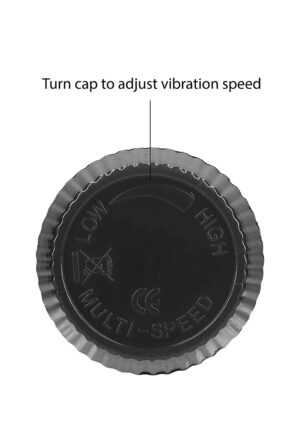 Realisic Multispeed Vibrator - Black - Afbeelding 8