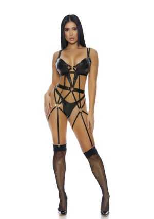 Sweet Spot - Cheetah Bustier Set - Large - Afbeelding 3