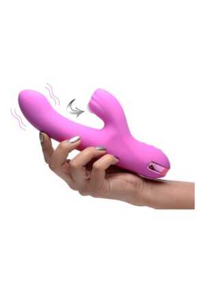 Silicone Pulsating and Vibrating Rabbit - pink - - Afbeelding 4