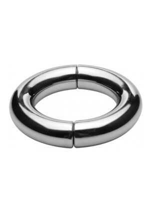 Mega Magnetize Stainless Steel Magnetic Cock Ring - 4 - 4 cm