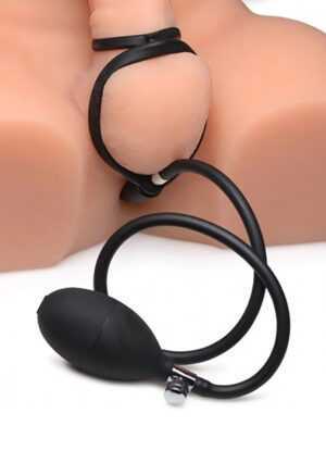 Inflatable Silicone Anal Plug + Cock & Ball Ring - Afbeelding 5