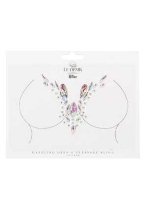 Dazzling Deep-V Cleavage  Bling Sticker - OS - Afbeelding 5