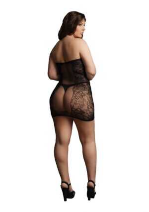 Strapless Mini Dress - Black - OSX - Afbeelding 6