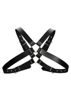 Men's Large Buckle Harness - One Size - Black - Afbeelding 4