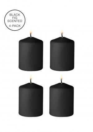 Tease Candles - Disobedient Smell - 4 Pieces - Black