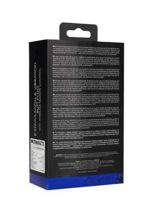 E-stim & Vibr Butt plug Wrls Rmt - Black - Afbeelding 3