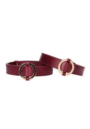 Ouch Halo - Thigh Cuffs - Burgundy - Afbeelding 5