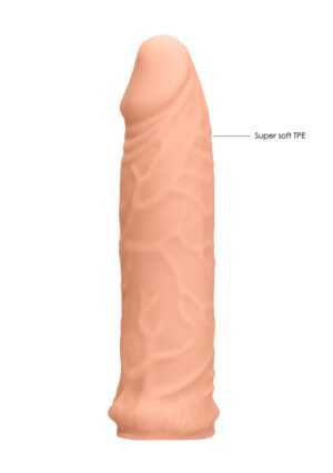 Penis Sleeve - 7"/ 17 cm - Flesh - Afbeelding 3