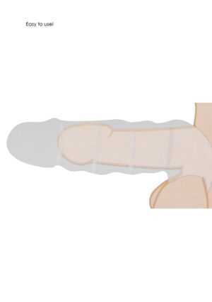 Penis Sleeve - 7"/ 17 cm - Flesh - Afbeelding 9