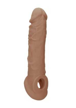 Penis Sleeve 8" - Tan - Afbeelding 10