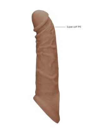 Penis Sleeve 8" - Tan - Afbeelding 4