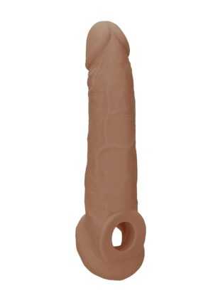 Penis Sleeve 9" - Tan - Afbeelding 10