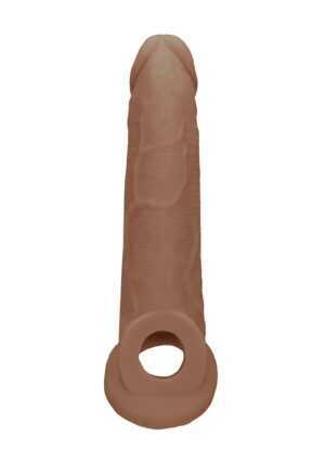 Penis Sleeve 9" - Tan - Afbeelding 11