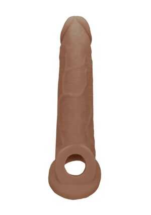 Penis Sleeve 9" - Tan - Afbeelding 4