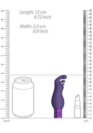 Exquisite - Rechargeable Silicone Bullet - Purple - Afbeelding 3