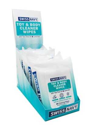 Toy & Body Cleaner Doekjes 25ct/6ct Display Doos