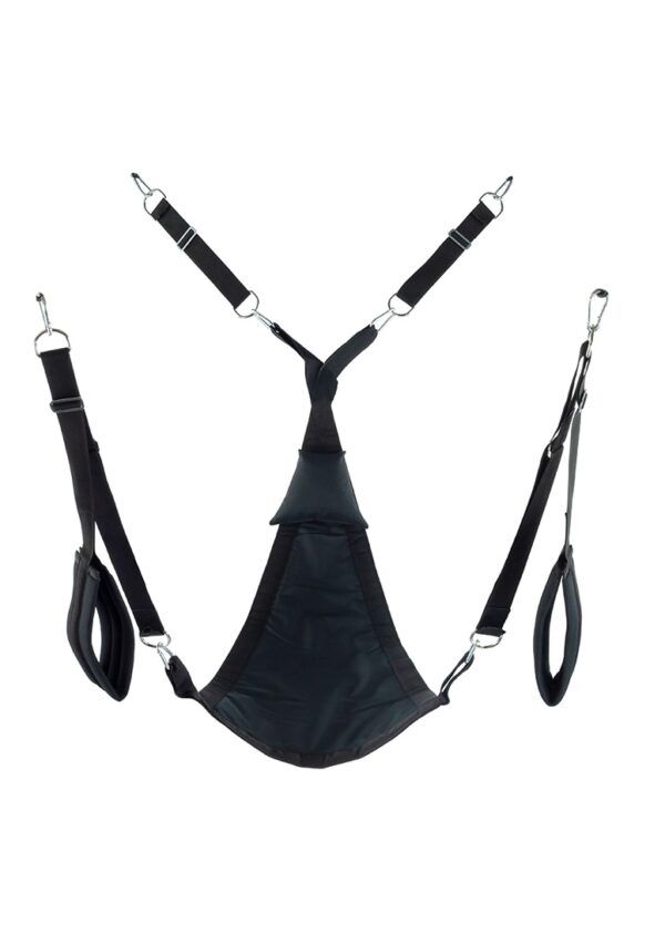 ms31845 1.jpg Triangle canvas sling - 3 or 4 points - Full set - Black