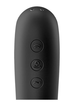 Dual Kiss Air Pulse Vibrator - Black - Afbeelding 3